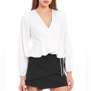 Gianni Bini Carrie Wrap Blouse